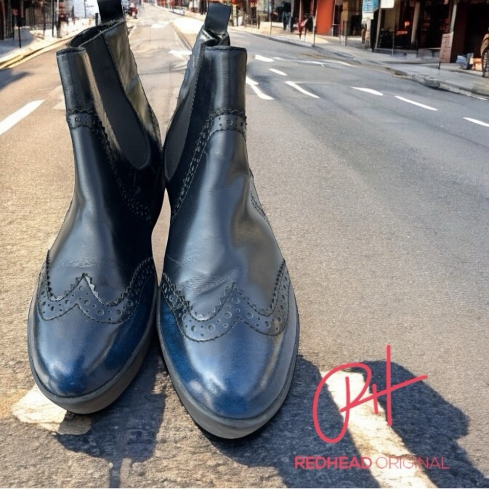 NWT Opening Ceremony leather Oxford ladies boots size 8.5